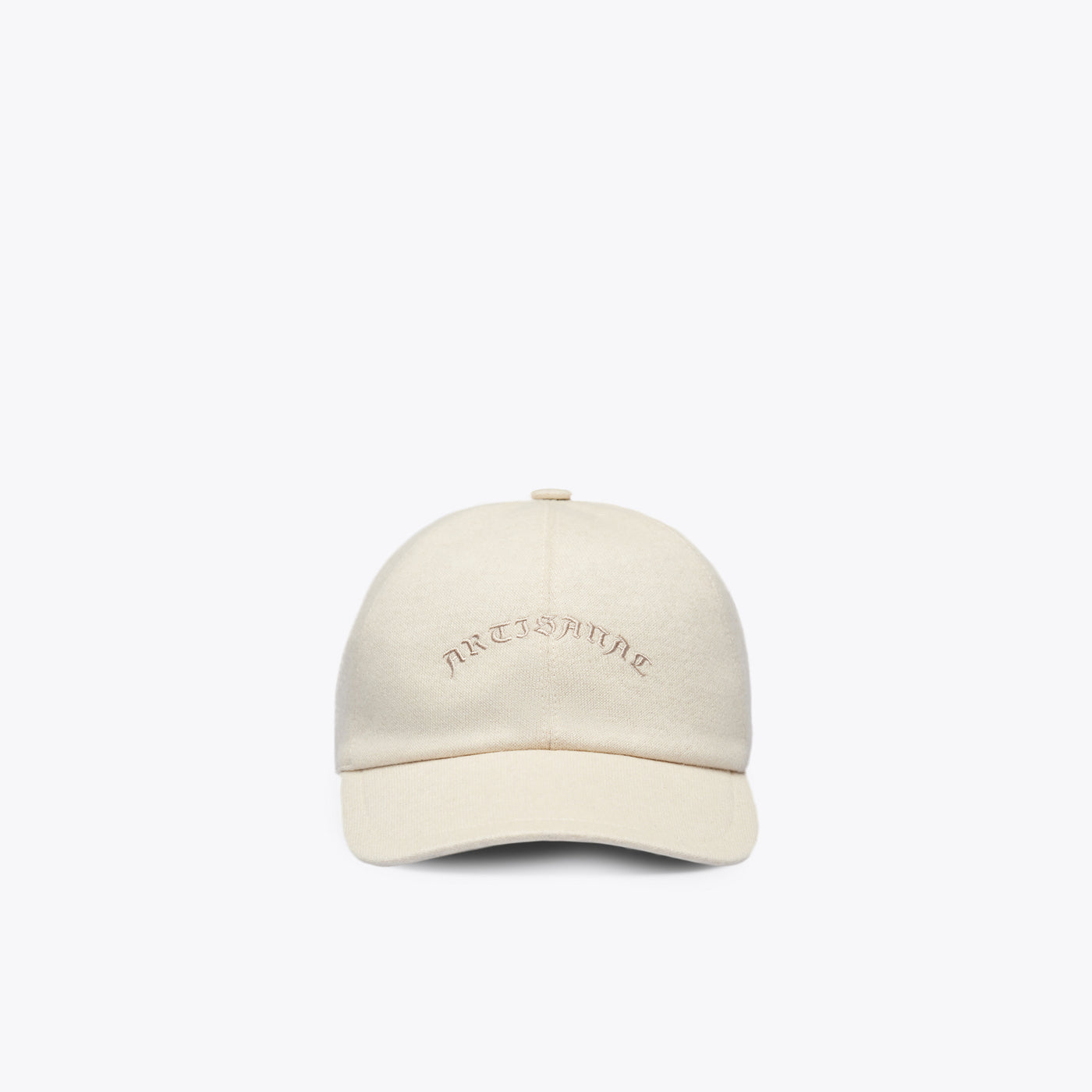 BEIGE CASHMERE BASEBALL CAP