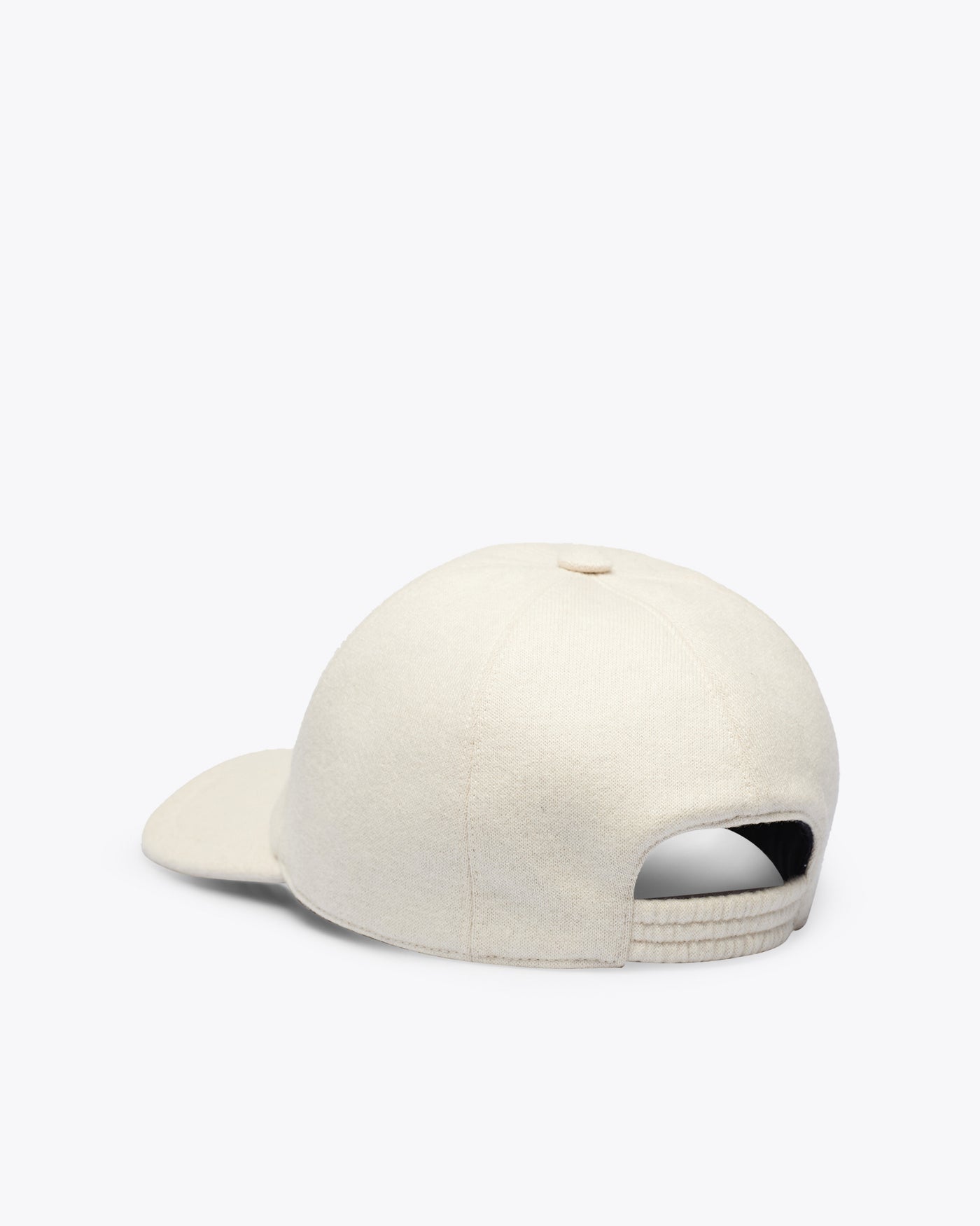 BEIGE CASHMERE BASEBALL CAP