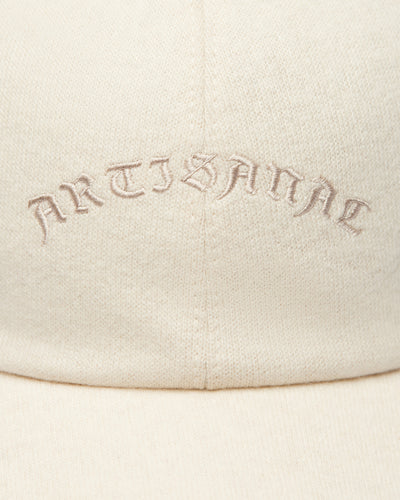 BEIGE CASHMERE BASEBALL CAP