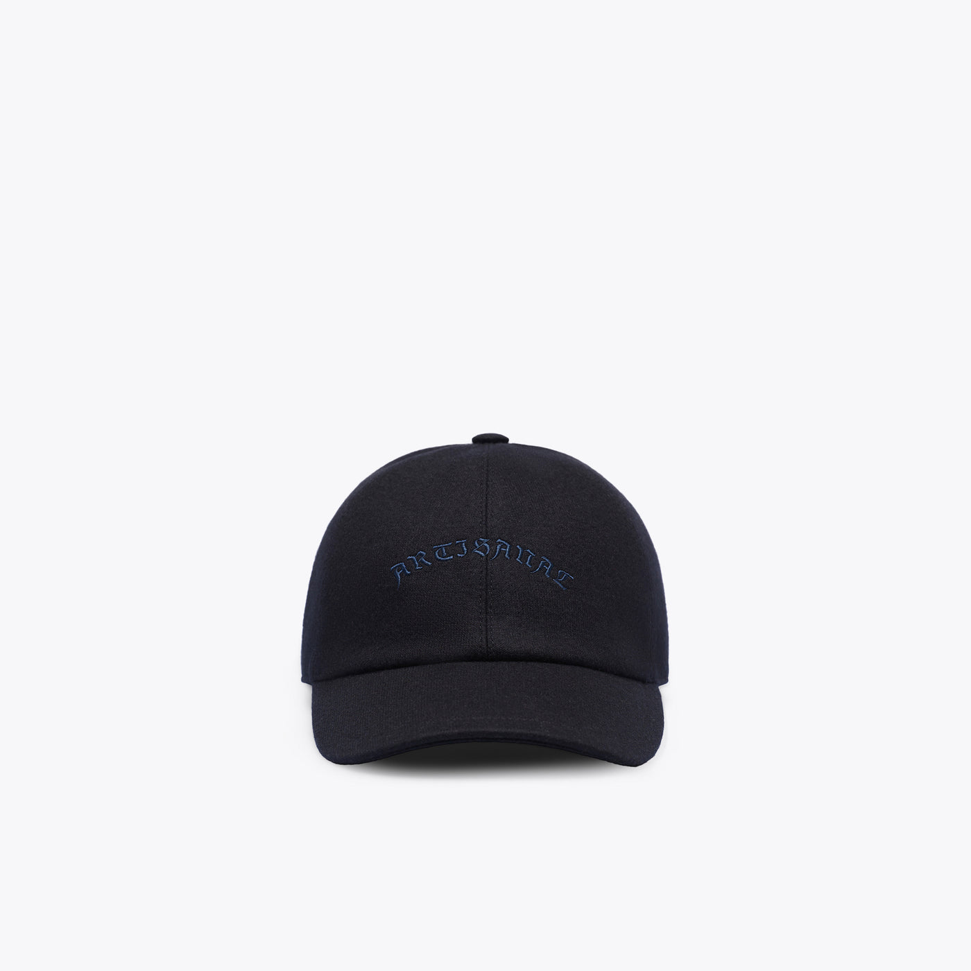 BLUE CASHMERE BASEBALL CAP