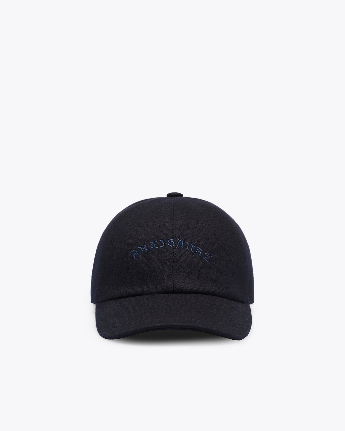 BLUE CASHMERE BASEBALL CAP