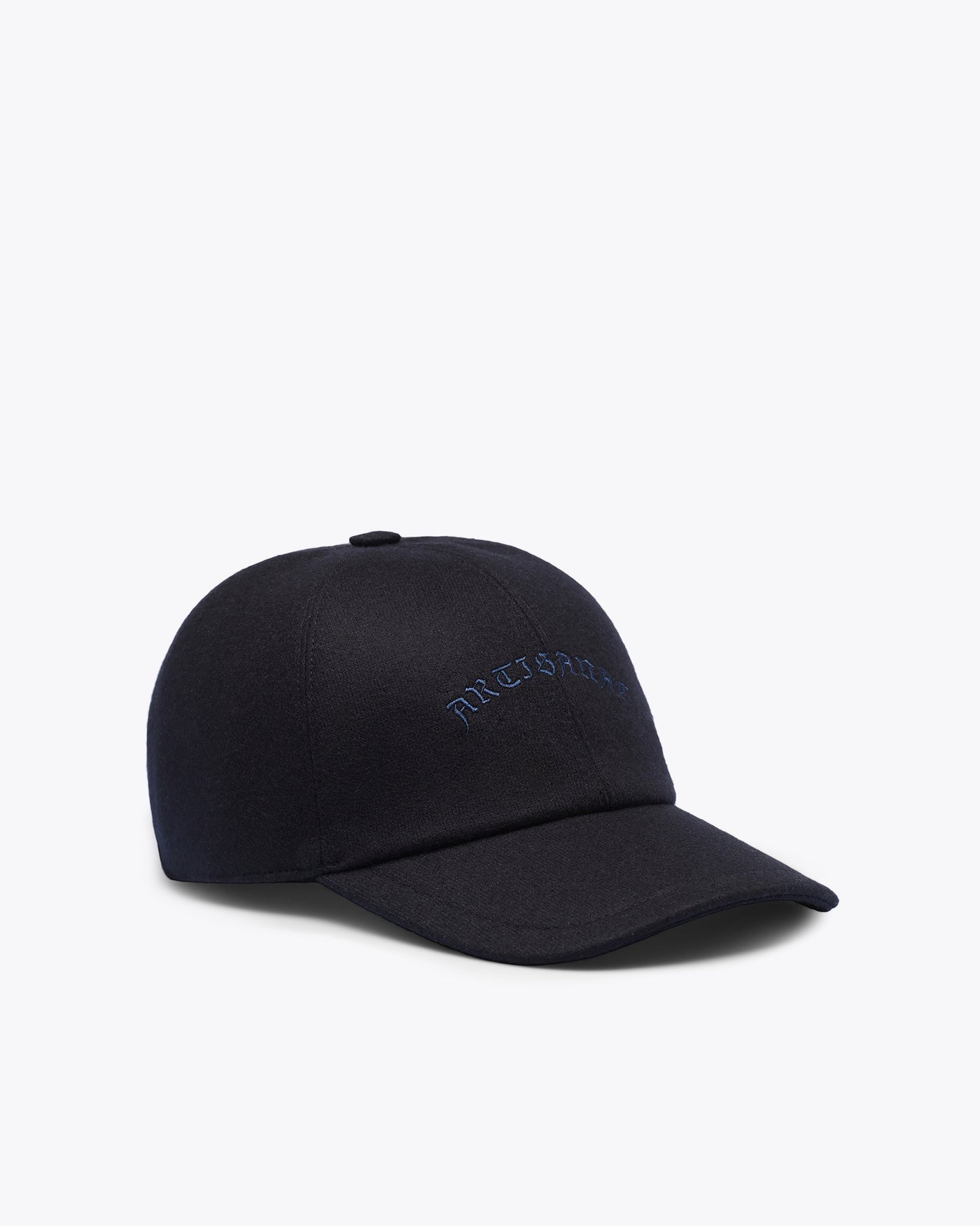 BLUE CASHMERE BASEBALL CAP