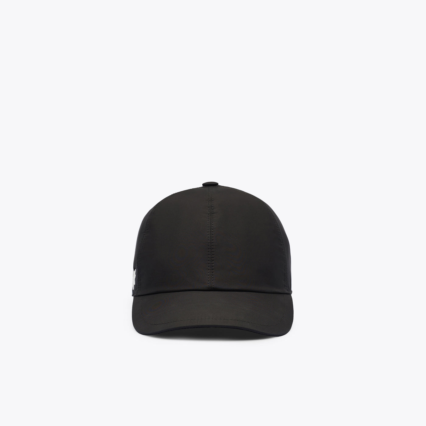 BLACK SILK BASEBALL CAP