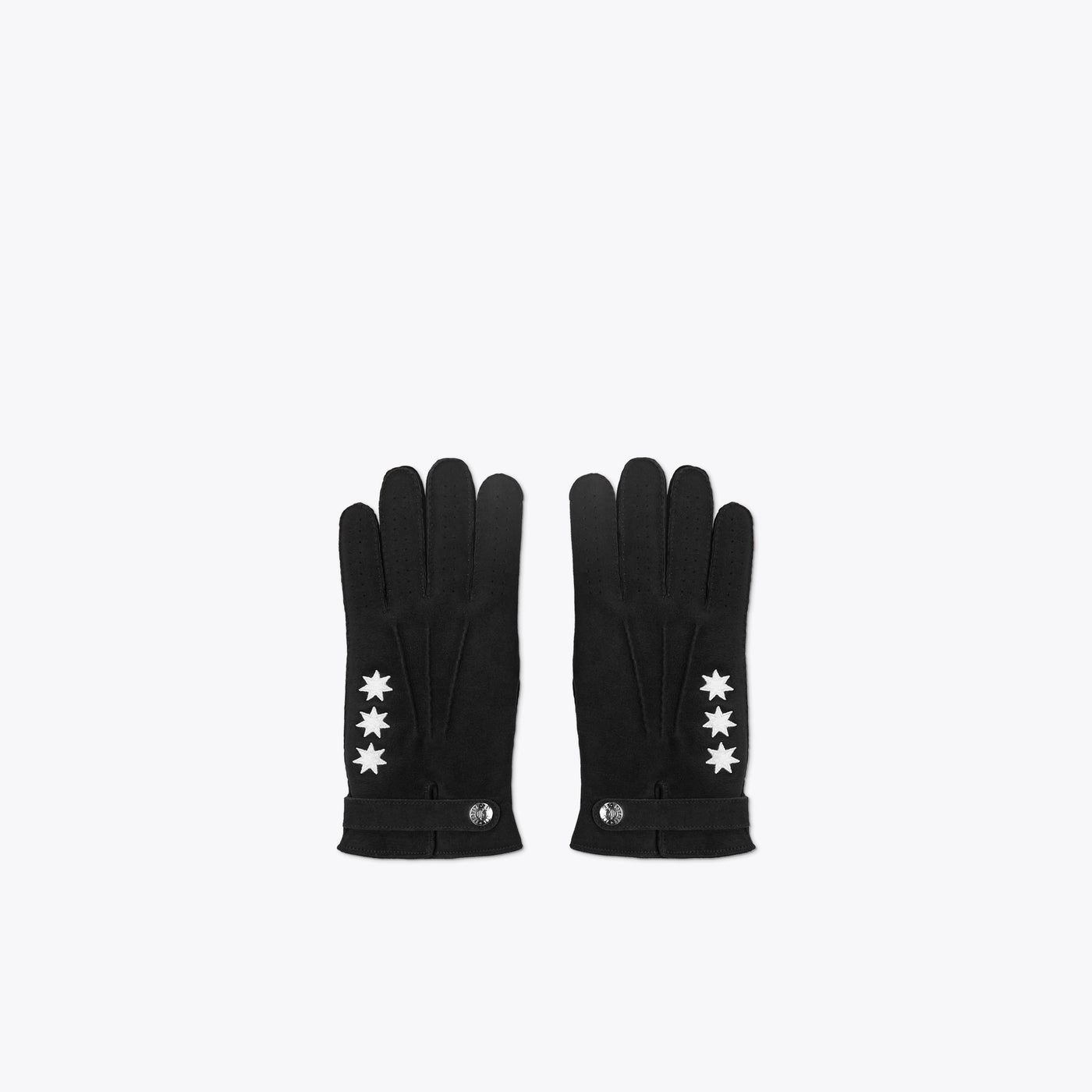 BLACK SHEARLING GLOVES