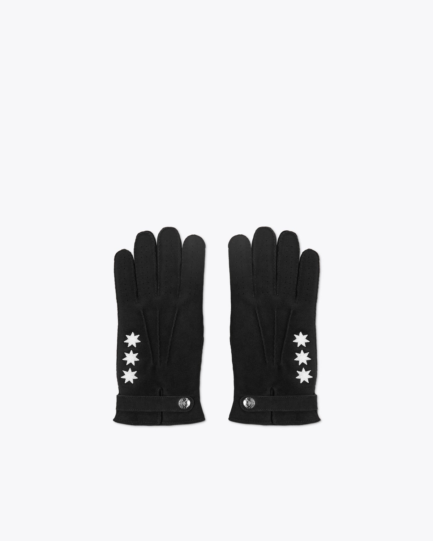 BLACK SHEARLING GLOVES