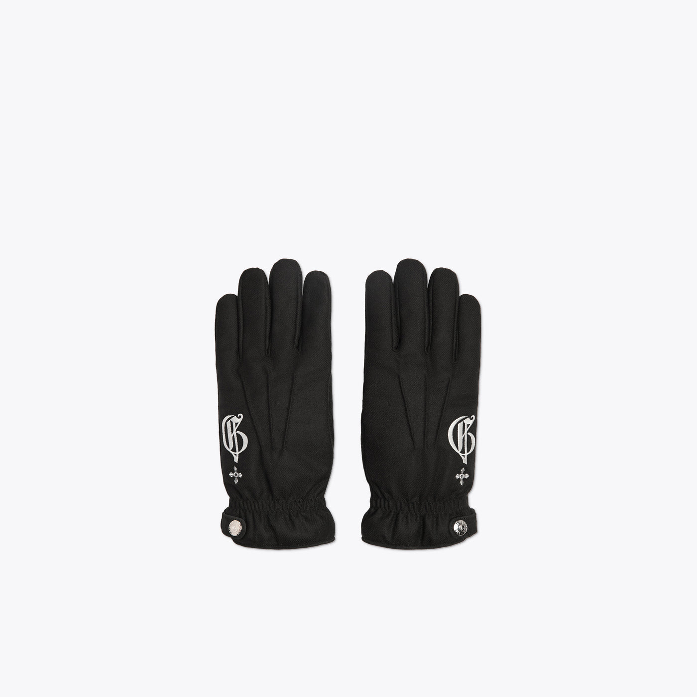 BLACK CASHMERE BLEND GLOVES