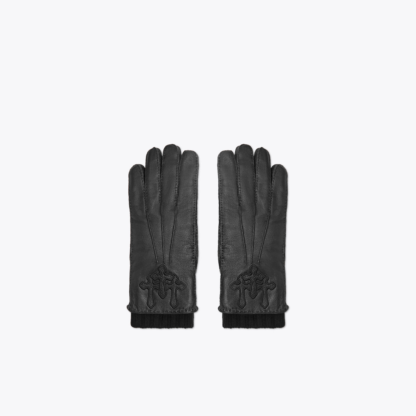 BLACK LEATHER GLOVES