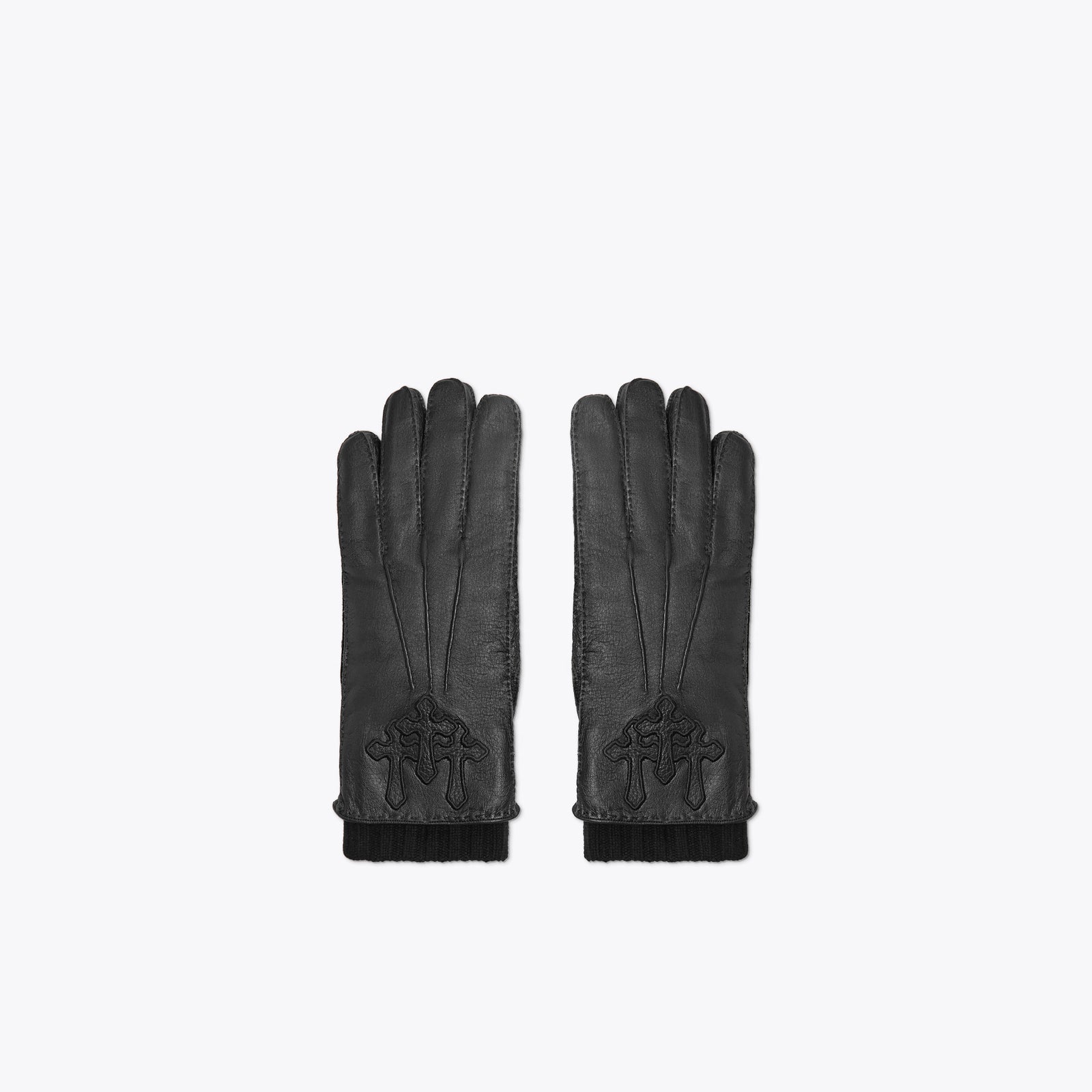 BLACK LEATHER GLOVES
