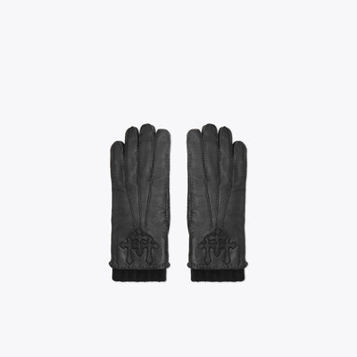 BLACK LEATHER GLOVES