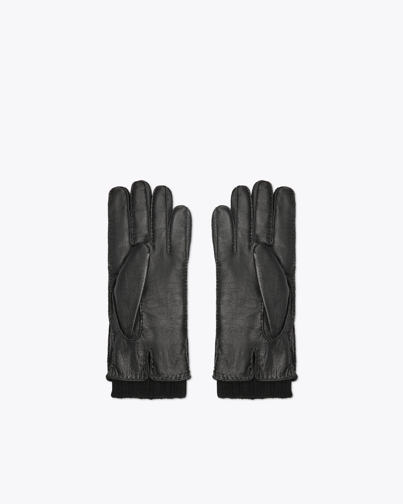 BLACK LEATHER GLOVES