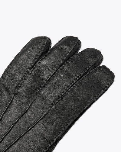 BLACK LEATHER GLOVES