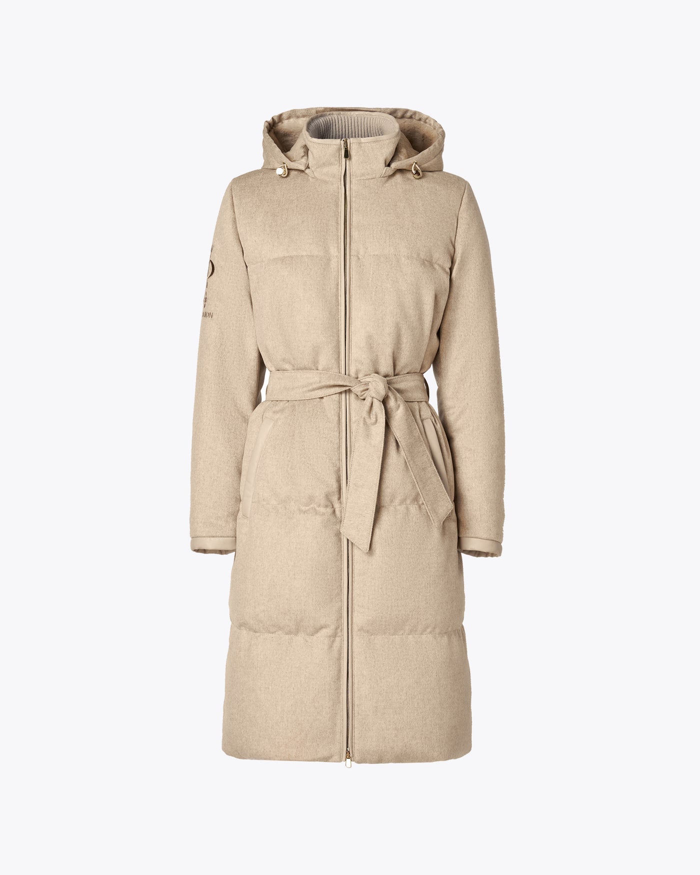 KNEE-LENGTH CASHMERE PARKA