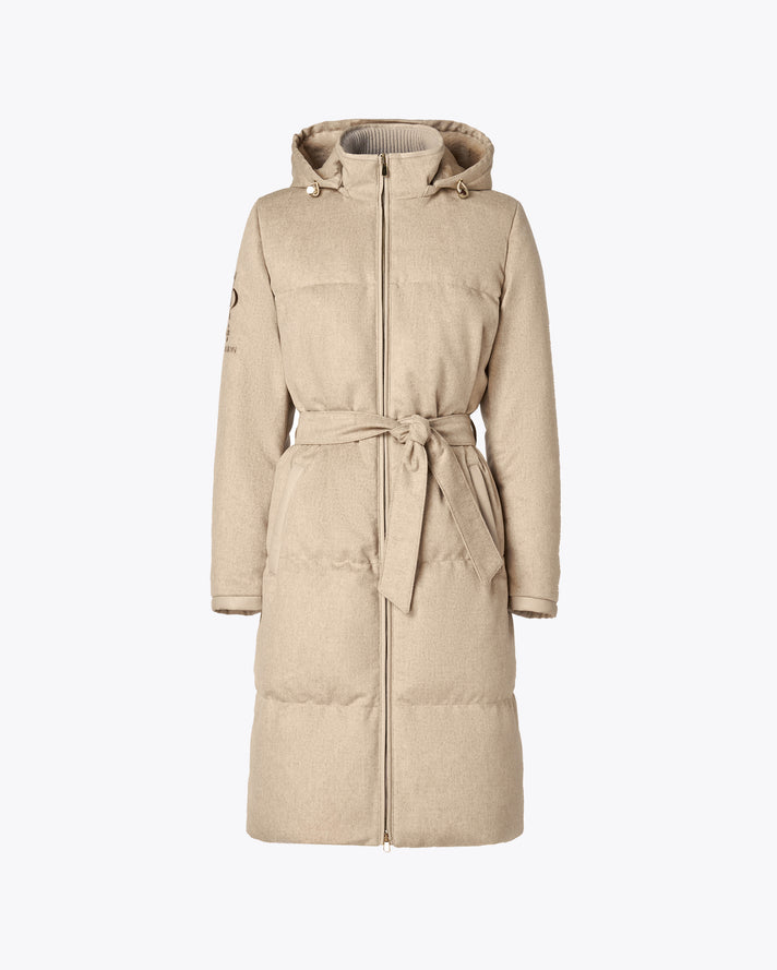 KNEE-LENGTH CASHMERE PARKA