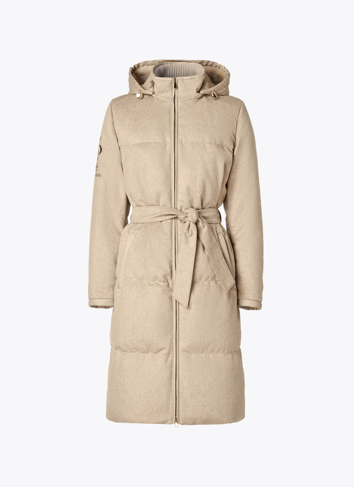 KNEE-LENGTH CASHMERE PARKA - G|Forever