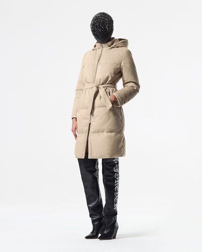 KNEE-LENGTH CASHMERE PARKA