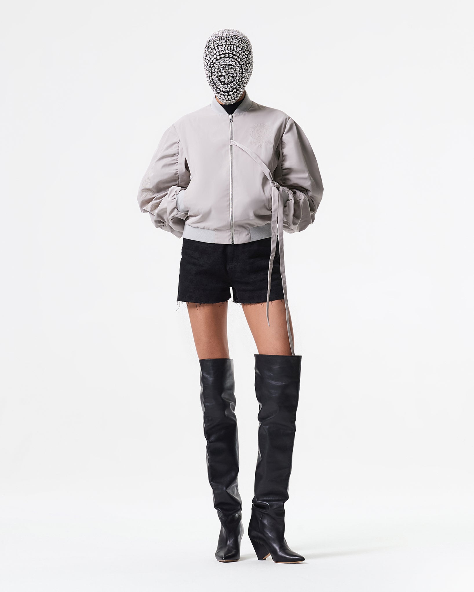 PUFF SLEEVED JACKET FULLY LINED IN SILK