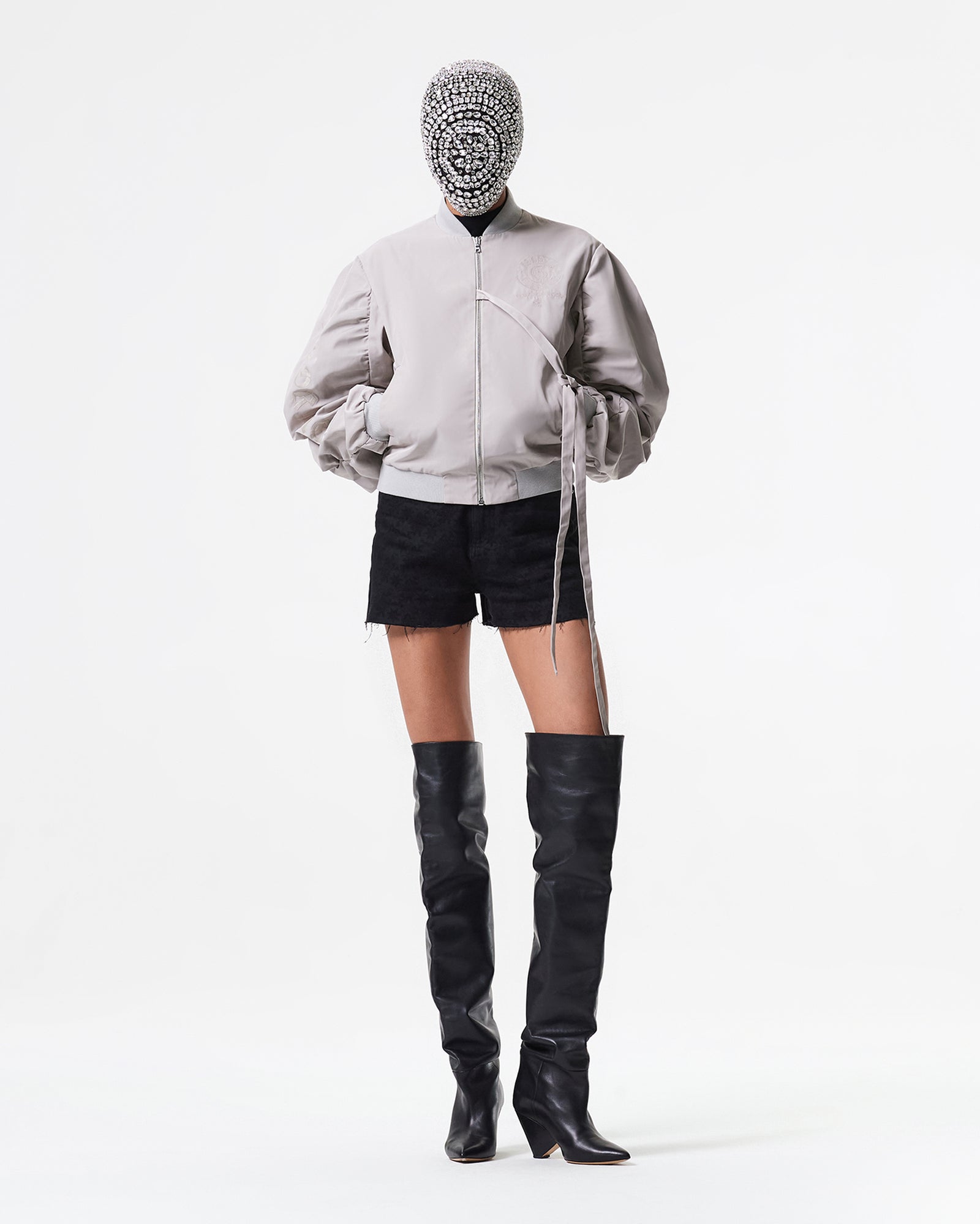 PUFF SLEEVED JACKET FULLY LINED IN SILK