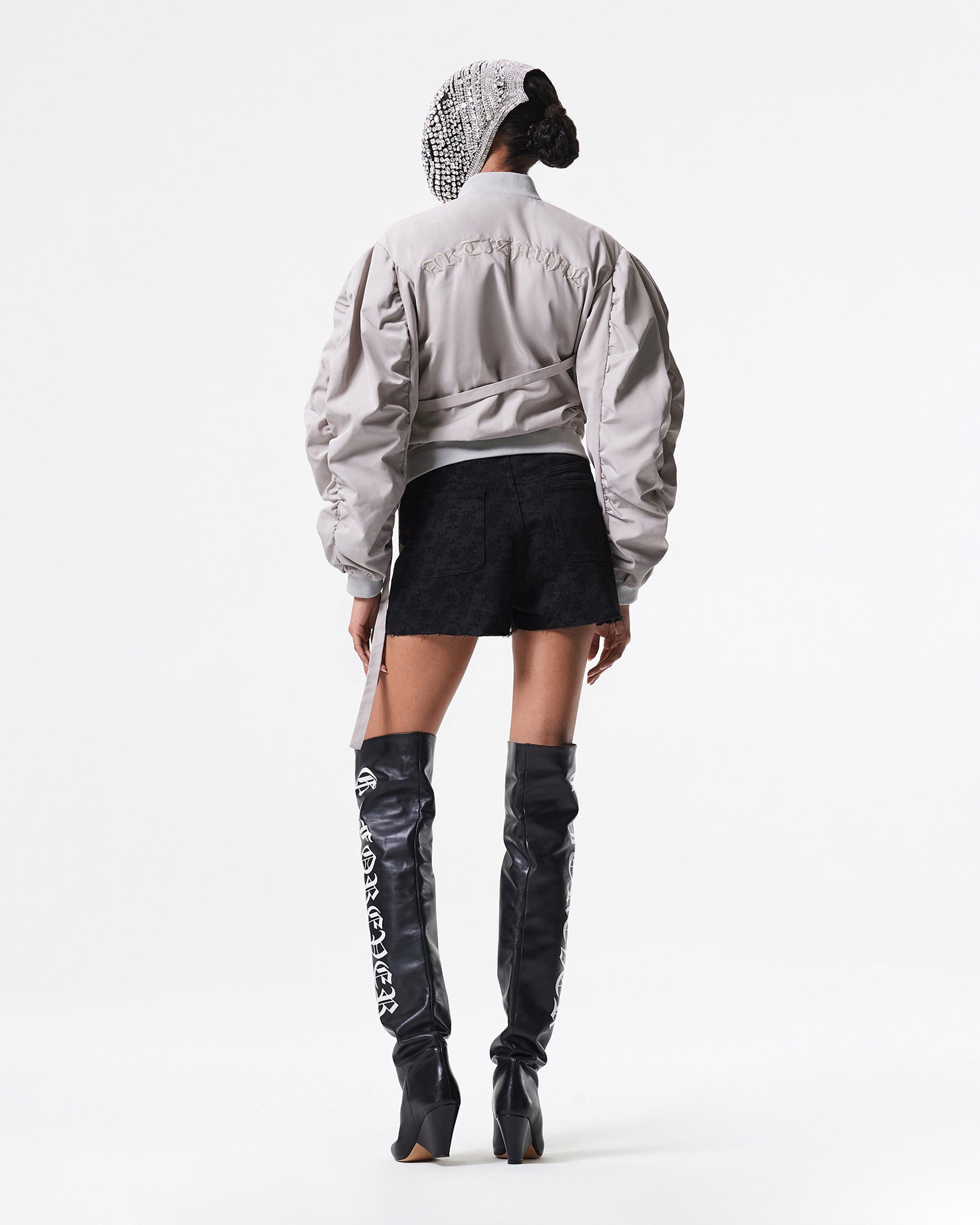 PUFF SLEEVED JACKET FULLY LINED IN SILK