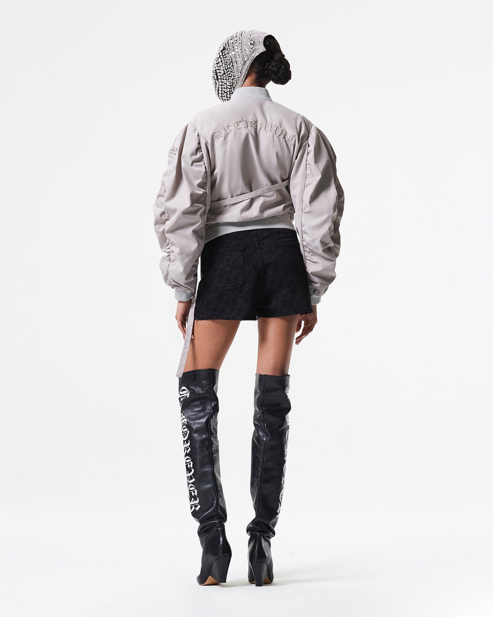 PUFF SLEEVED JACKET FULLY LINED IN SILK